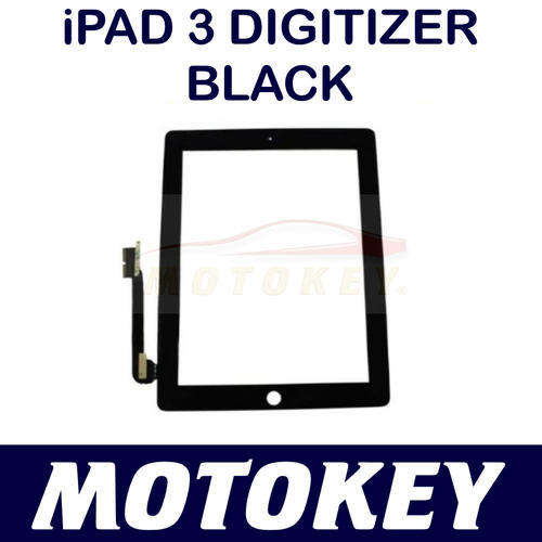 iPad 3 - 3rd Gen - Digitizer Touch Panel Glass replacement - Spare Part - DIY - Free Adhesive