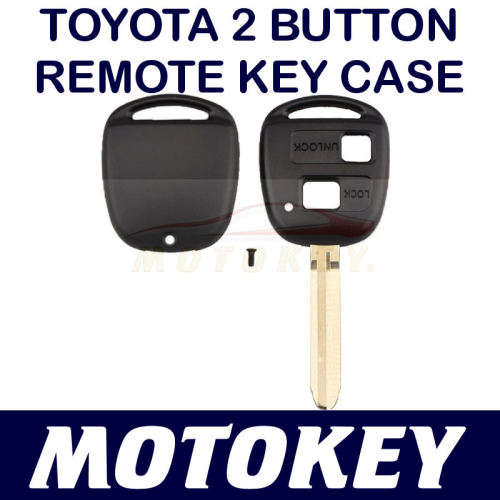 Toyota 2 Button Remote Key Case - Corolla / RunX / Prado
