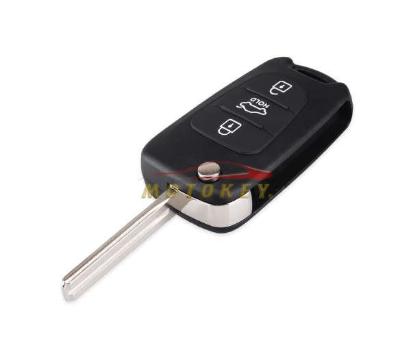 Hyundai / Kia I20 / I30 / Ix35 - 3 Button Flip Key Case