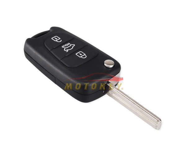 Hyundai / Kia I20 / I30 / Ix35 - 3 Button Flip Key Case