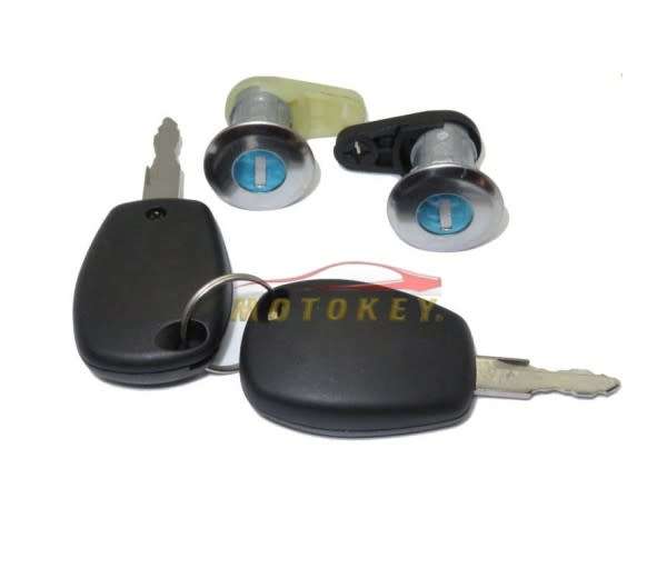 Renault Sandero / Logan / Nissan NP200 Lock Set + 2 Keys