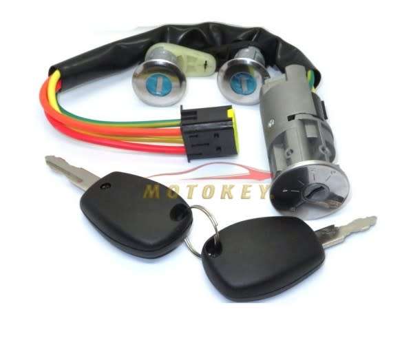 Renault Sandero / Logan / Nissan NP200 Lock Set + 2 Keys