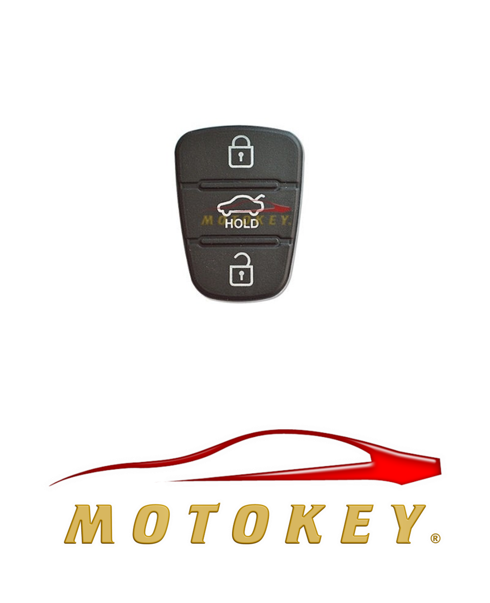 Hyundai / Kia - 3 Button Remote Rubber Keypad