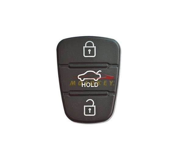 Hyundai / Kia - 3 Button Remote Rubber Keypad