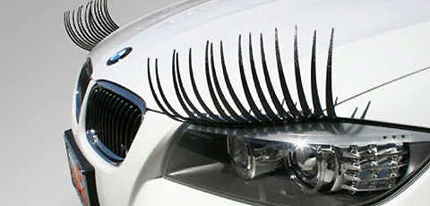3D Car Eyelashes - Style up your car - Make it really flashy & Eye Catching