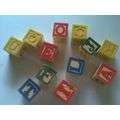 ABC solid wood educational blocks, a true must have for every baby!!!! Low Postage
