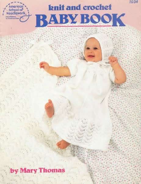 ASN - 1034 - Knit and Crochet Baby Book Booklet