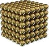 GOLD *BuckyBalls*Neocube*Magnetic*Toy* 216pc BRAND NEW!!! with velvet pouch