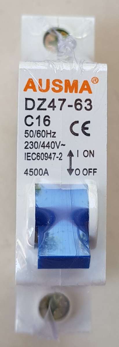 Circuit Breaker 16 Amp  - IEC60947-2