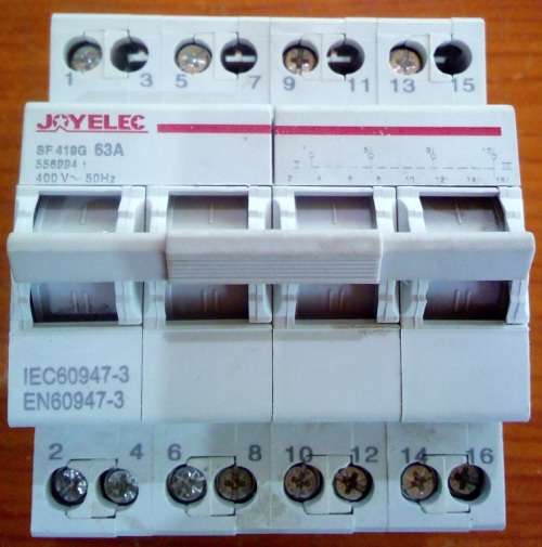 JOYELEC CHANGE OVER SWITCH 63 A 4 POLE 3 PHASE - E-COS002