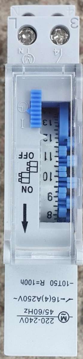 Weekly Programmable Electronic Timer Analogue