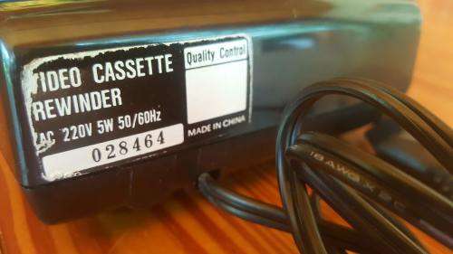 Vintage VHS Rewinder