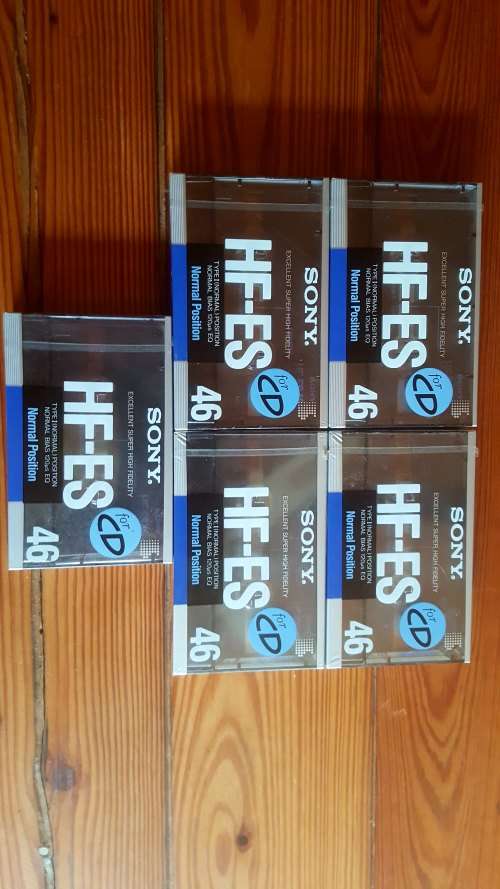 Vintage Sony Cassettes (sealed)