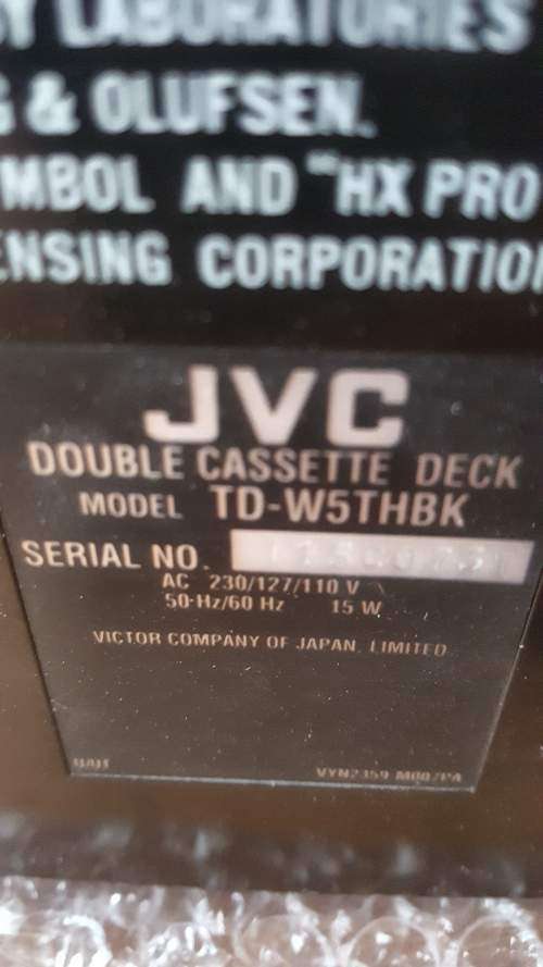 Rare JVC Double Tape Deck (SALE MUST GO ITEM !!!)