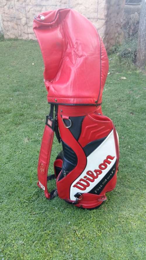 Vintage Wilson Fat Shaft Golf Bag