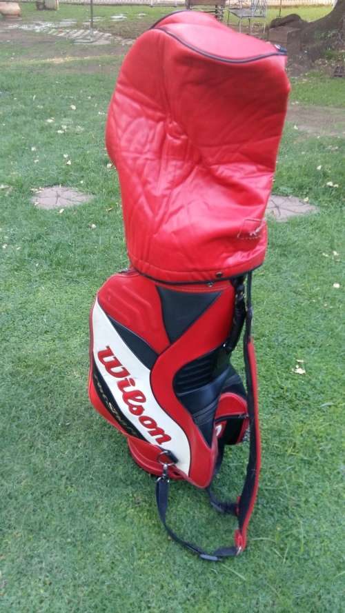 Vintage Wilson Fat Shaft Golf Bag