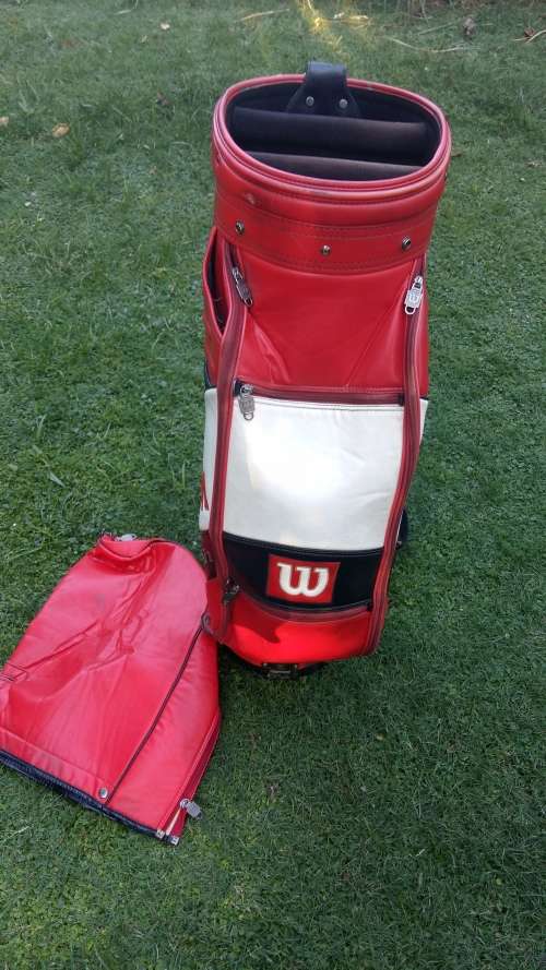 Vintage Wilson Fat Shaft Golf Bag