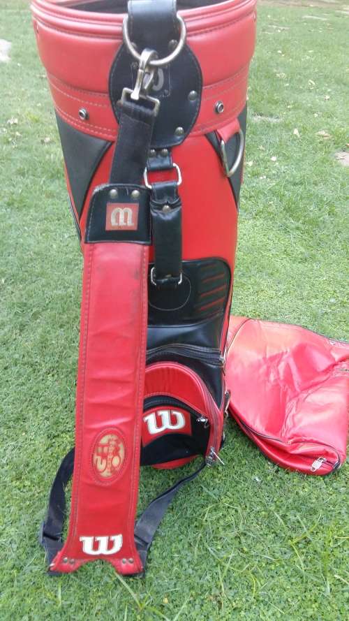 Vintage Wilson Fat Shaft Golf Bag