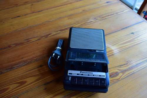 Vintage Panasonic Cassette Player (working ac only) (SALE MUST GO ITEM !!!)