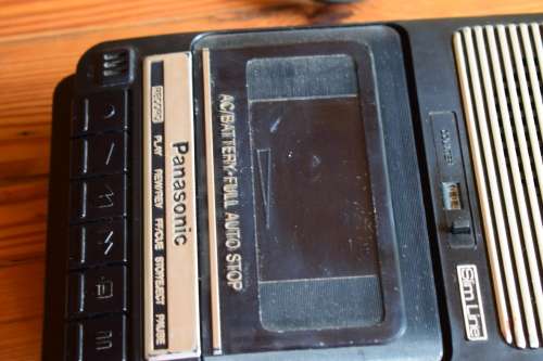 Vintage Panasonic Cassette Player (working ac only) (SALE MUST GO ITEM !!!)