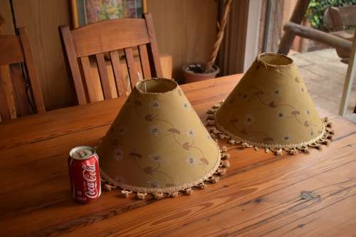 Vintage Lamp Shades x 2