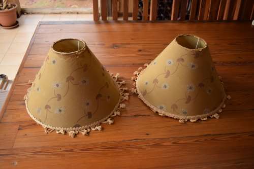 Vintage Lamp Shades x 2