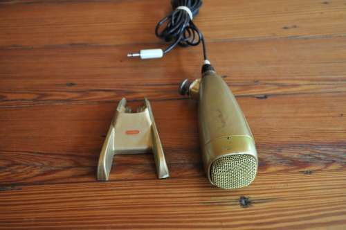 Vintage Microphone With Base (working)
