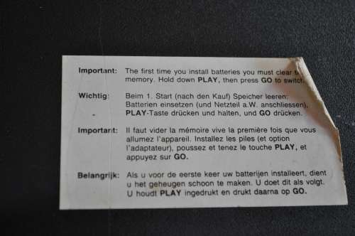 Vintage Kasparov Simultano Chess Computer