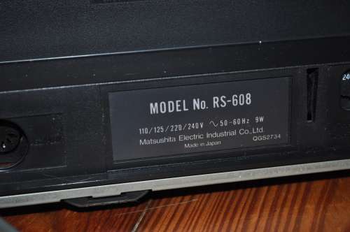 Vintage National Panasonic Stereo Cassette Deck