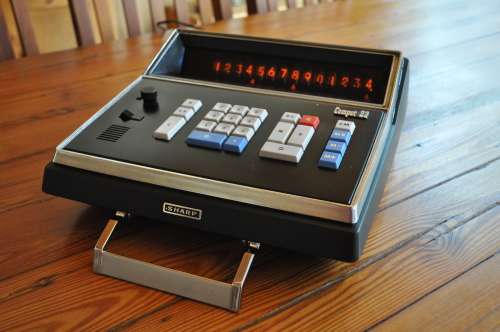 Vintage Sharp Compet CS-22A Calculator