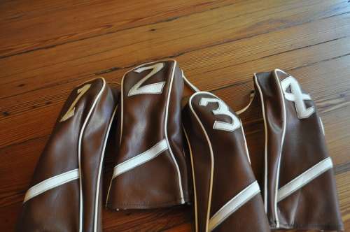 Vintage Head Golf Club Covers