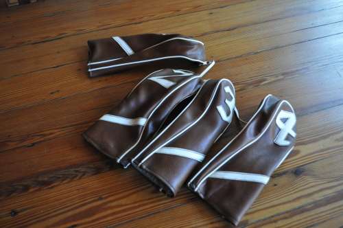 Vintage Head Golf Club Covers