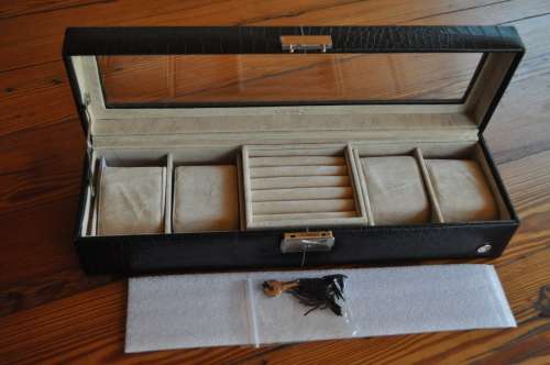 Watch And Jewelry Case With Lock