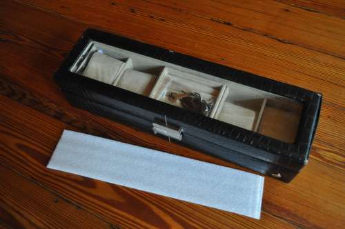 Watch And Jewelry Case With Lock