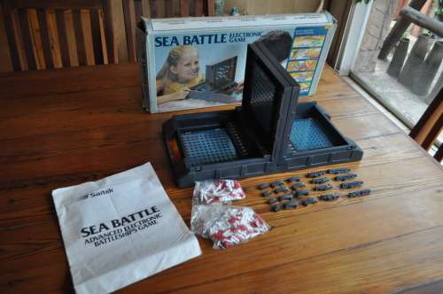Vintage Saitek Sea Battle Electronic Game
