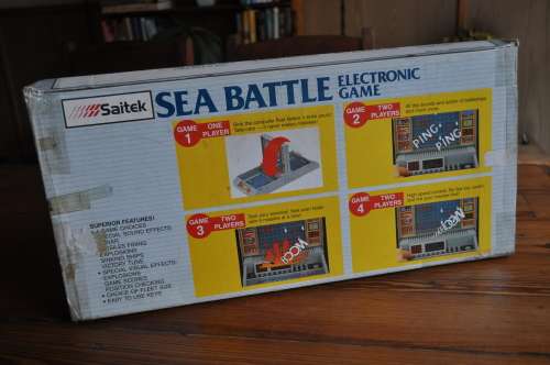 Vintage Saitek Sea Battle Electronic Game