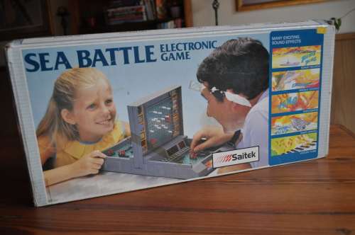 Vintage Saitek Sea Battle Electronic Game