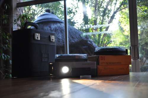 Vintage Kodak Slider Projector With Remote Takes 80 Slides