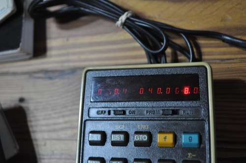 Vintage Hewlett Packard Model 25 Calculator (please read)