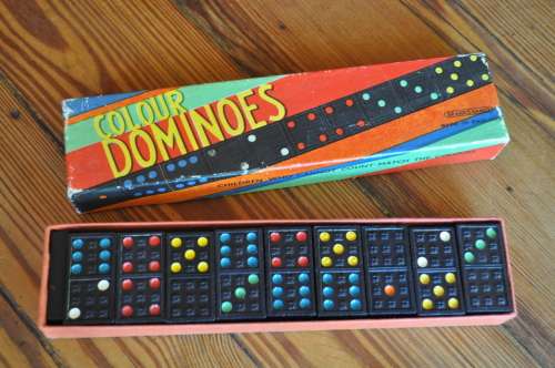Vintage Color Dominoes