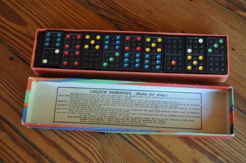 Vintage Color Dominoes