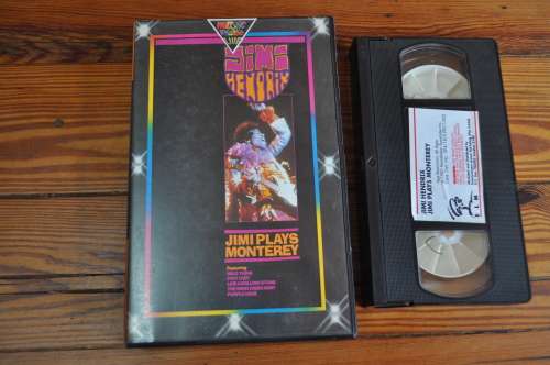 Jimi Hendrix - Plays Monterey (VHS Video Cassette)