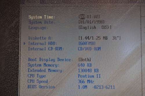 Vintage Pentium II 366 Notebook Laptop (please read)