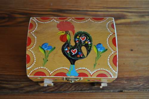 Portuguese Rooster Small Jewelry Box