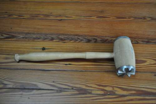 Vintage Wooden Meat Mallet