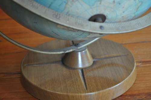 Vintage World Globe 12 inch