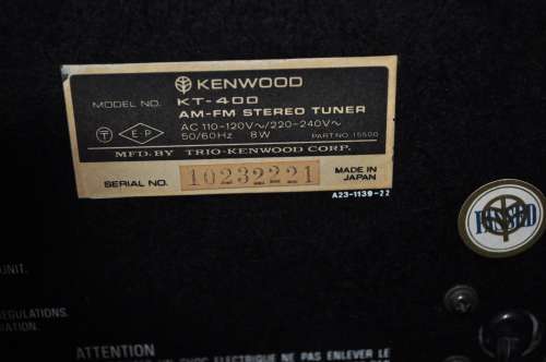 Vintage Kenwood 1980s Fm Am Tuner