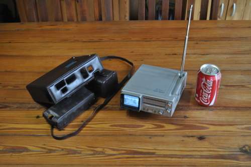 Vintage Broksonic Mini TV With FA AM Radio