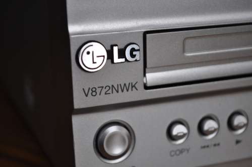 LG VHS And DVD Combo Video Recorder With Remote
