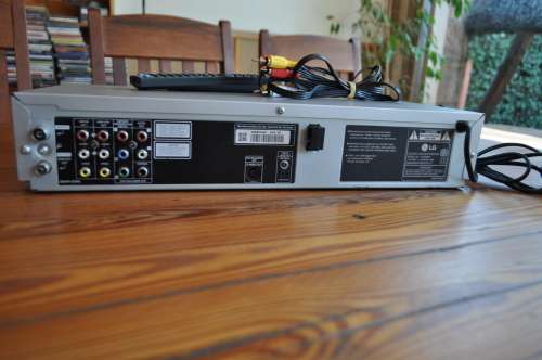 LG DVD Player And VHS Video Cassette Combo Player With Remote